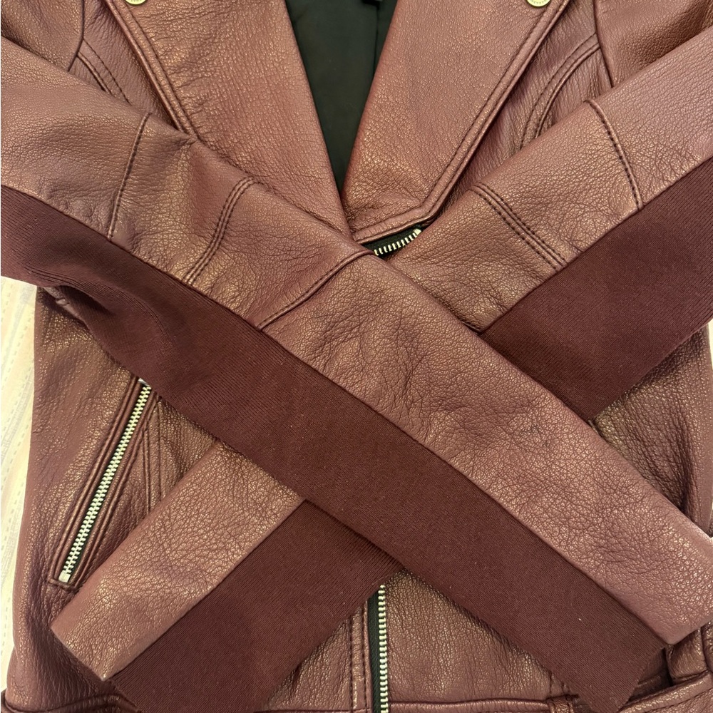 Bcbg Leather Jacket - image 6